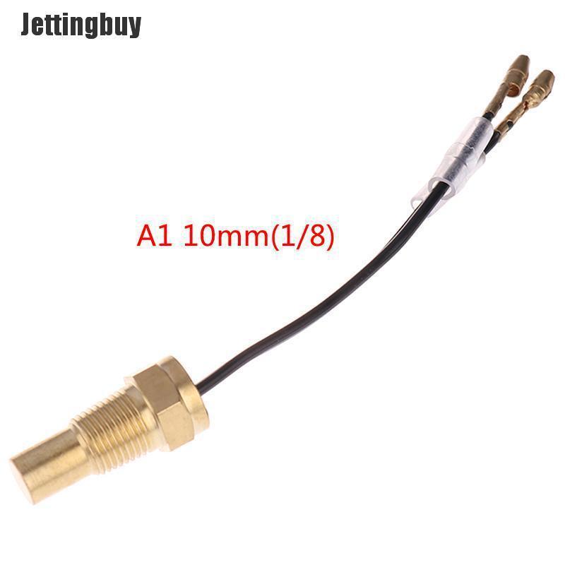 Jettingbuy 12V/24V Car Truck Digital Water Temperature Sensor 50K Head Plug 10/14/16/21MM