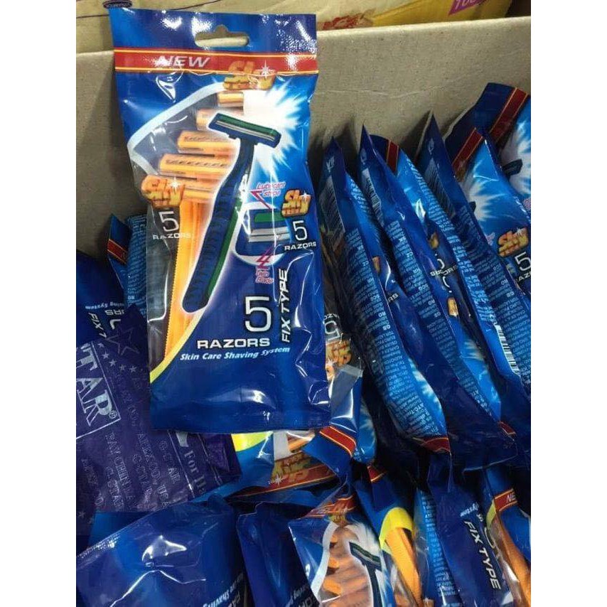 Set 5 cái dao cạo râu Zazors