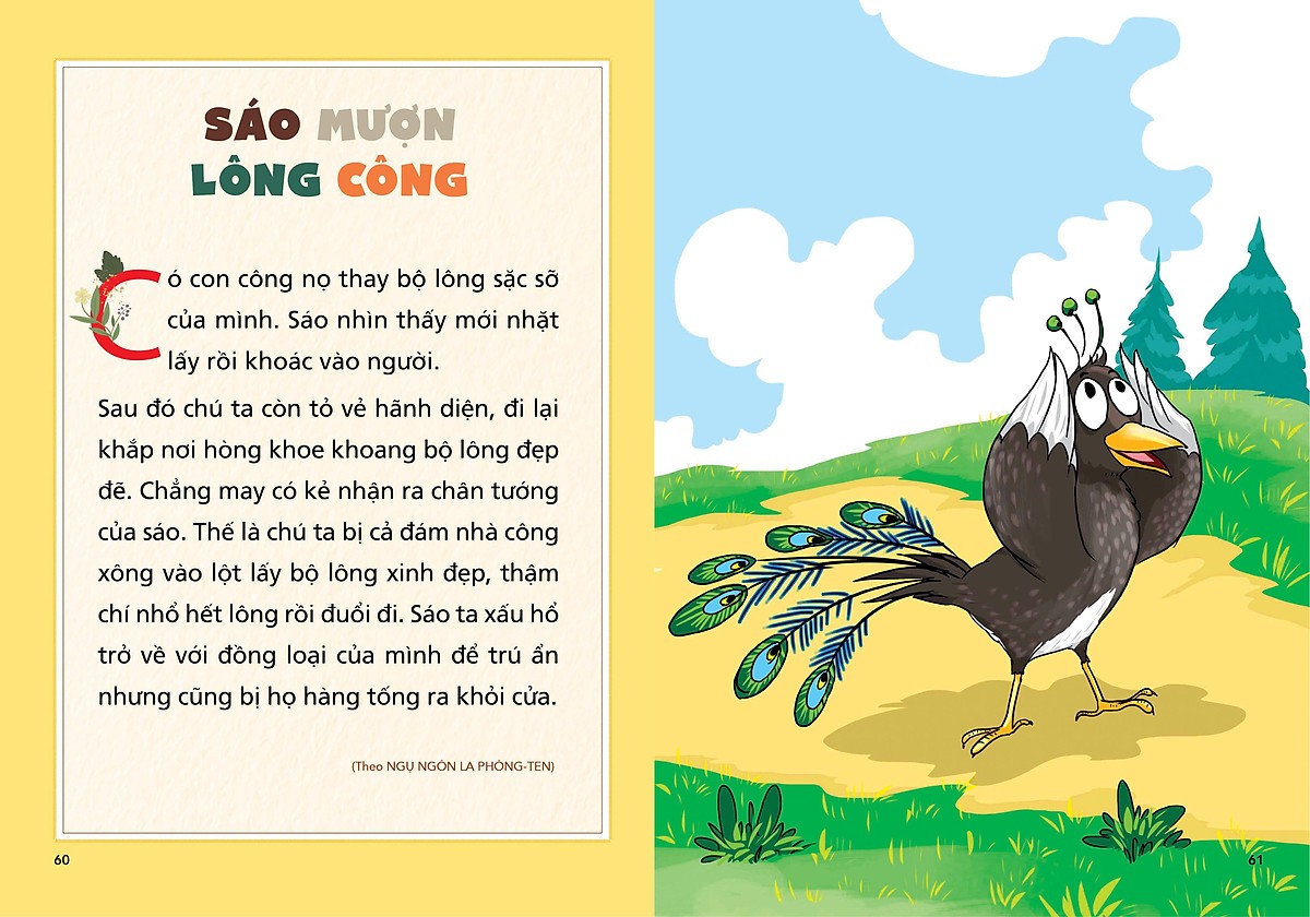 Sách Truyện Ngụ Ngôn Cho Bé Tập Đọc