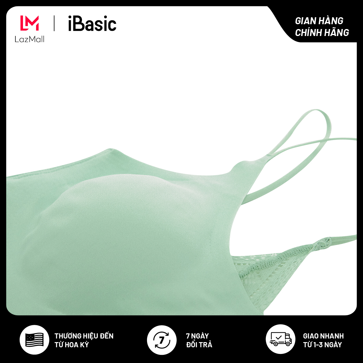 Áo bralette iBasic không gọng mút mỏng BRAW153