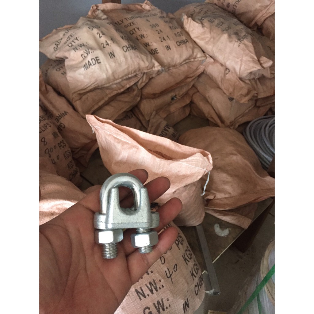 10 Cóc khóa dây cáp phi 5mm cáp thép giá sỉ