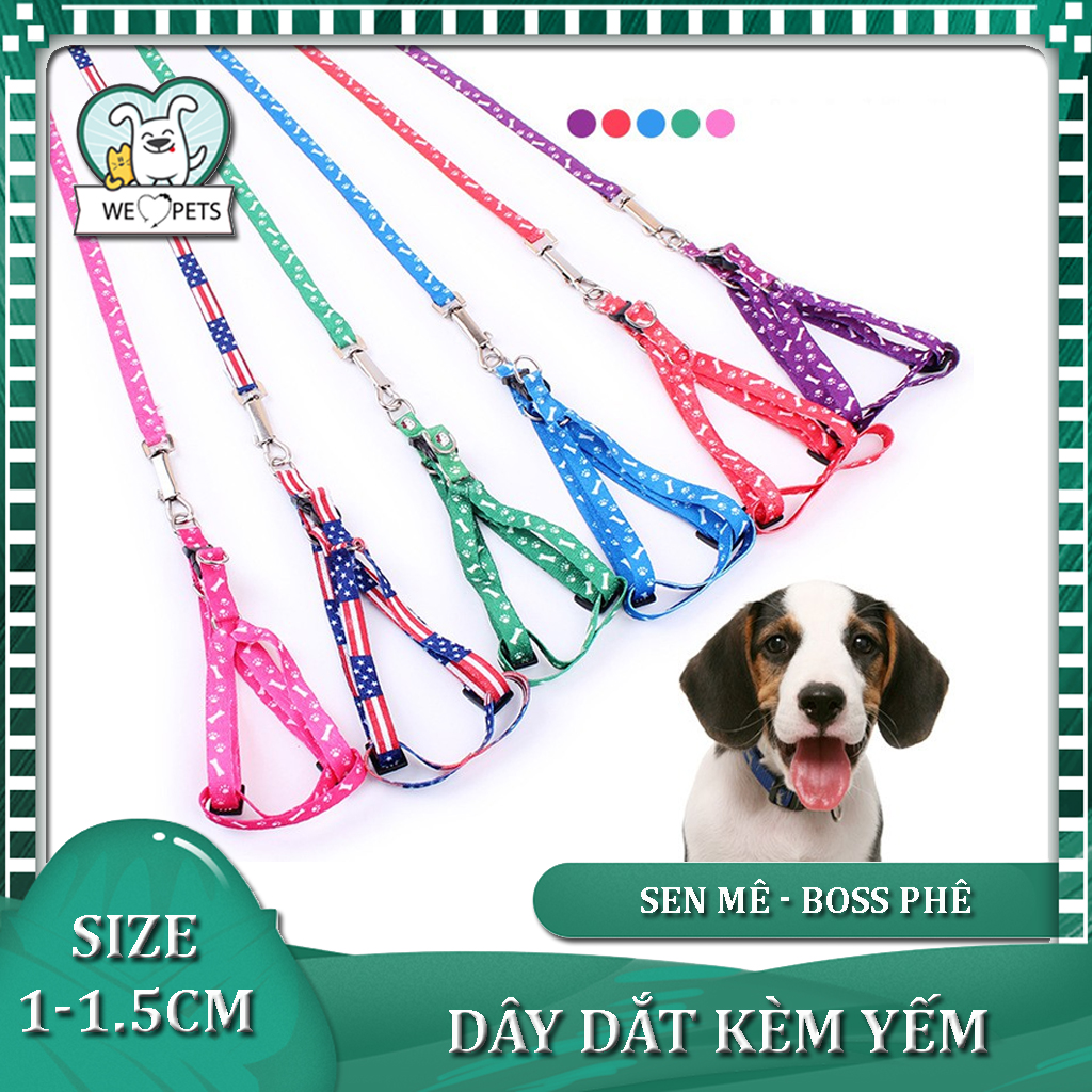 Dây dắt chó mèo đi dạo giá rẻ - Lida Pet Shop