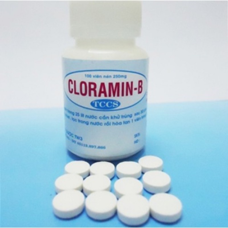 Cloramin B viên 250 mg nhập khẩu