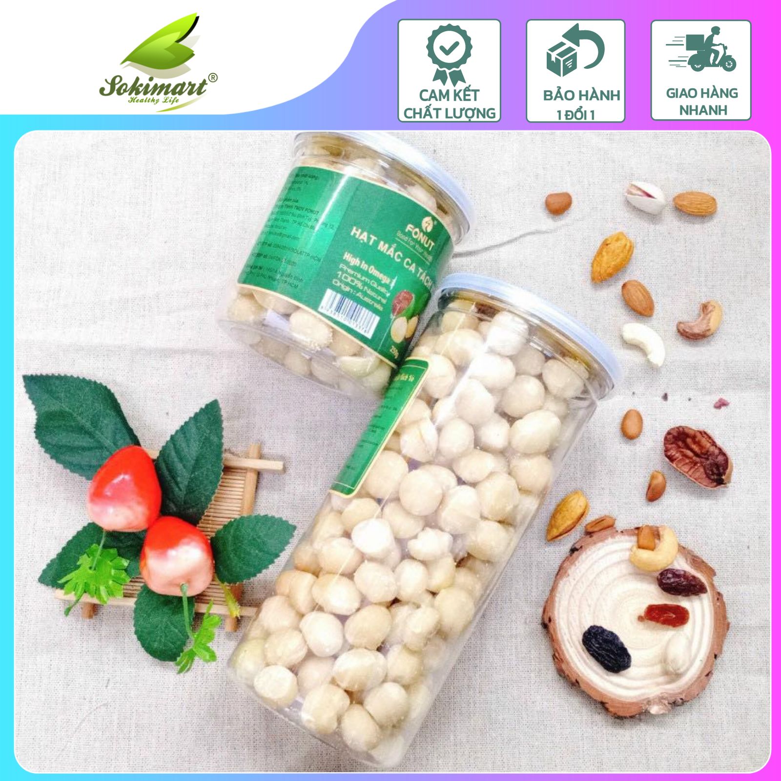 Nhân Macca Úc - 250g