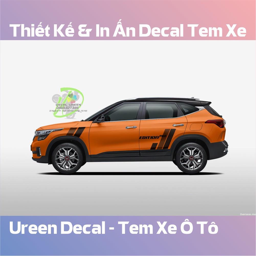 Decal Tem Xe SELTOS Mẫu 013