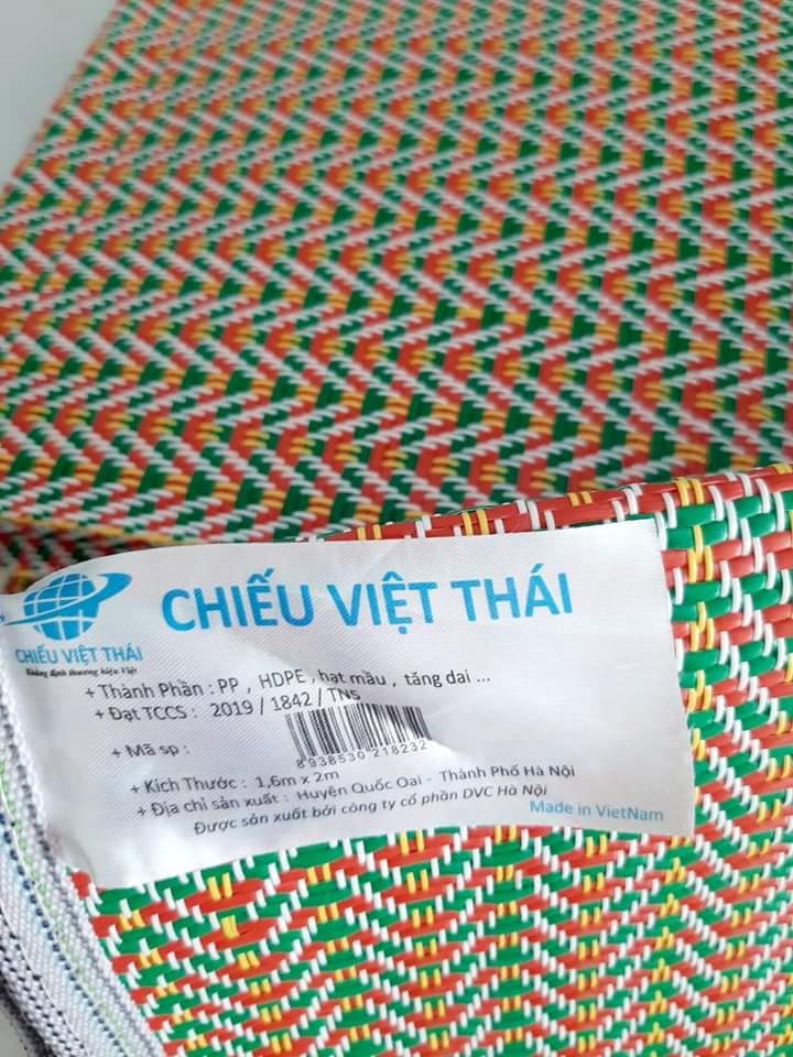 CHIẾU NHỰA CAO CẤP VIỆT THÁI 1M8 X 2M