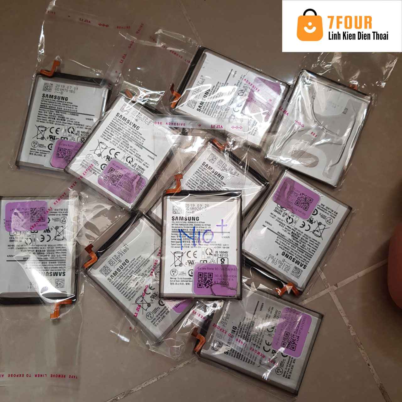 Pin Samsung Note 10+ / Note 10 5G zin tháo máy - 7Four