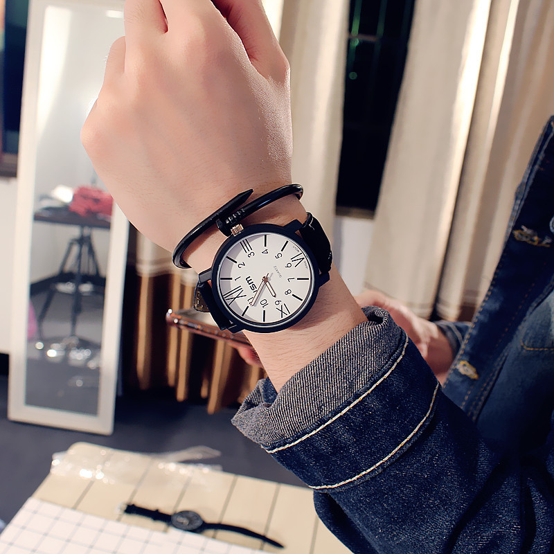 ( Tặng thêm 1 viên pin trị giá 20k ) Đồng hồ Nam 2 kiểu số xem giờ