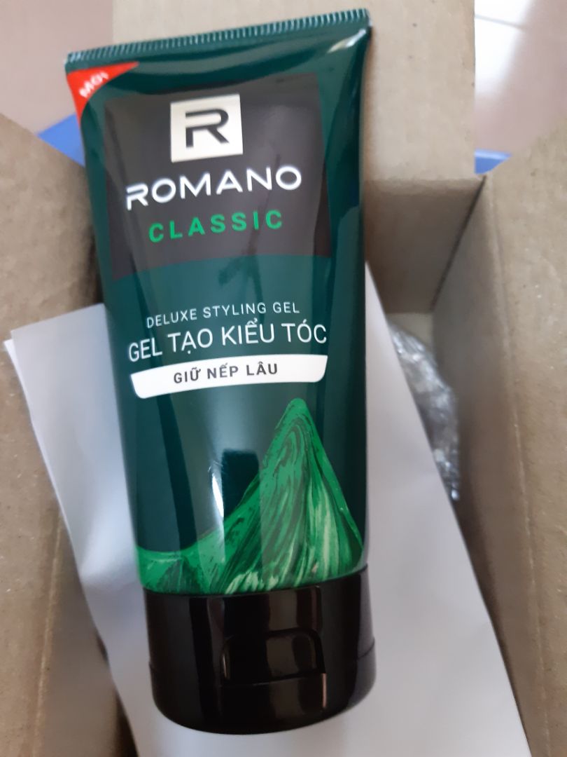 [HCM]Gel vuốt tóc Romano Classic Siêu cứng 150g- Mẫu mới