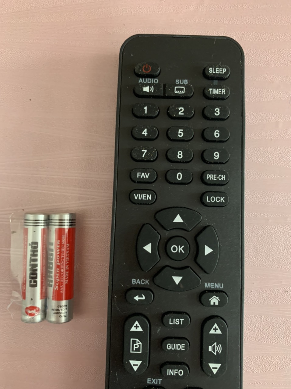 [HCM]Điều Khiển Đầu Thu K+ HD Mới DSI424VSTV Của Technicolor (Remote K+Hd Technicoler)