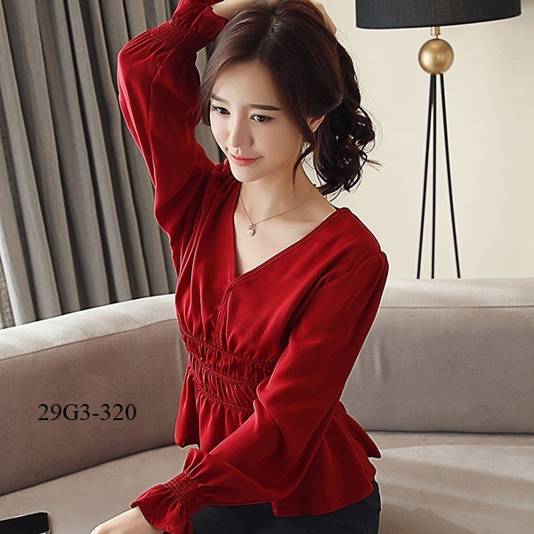 ÁO KIỂU NHÚNG ĐIỆU ĐÀ CAO CẤP -G3-320
