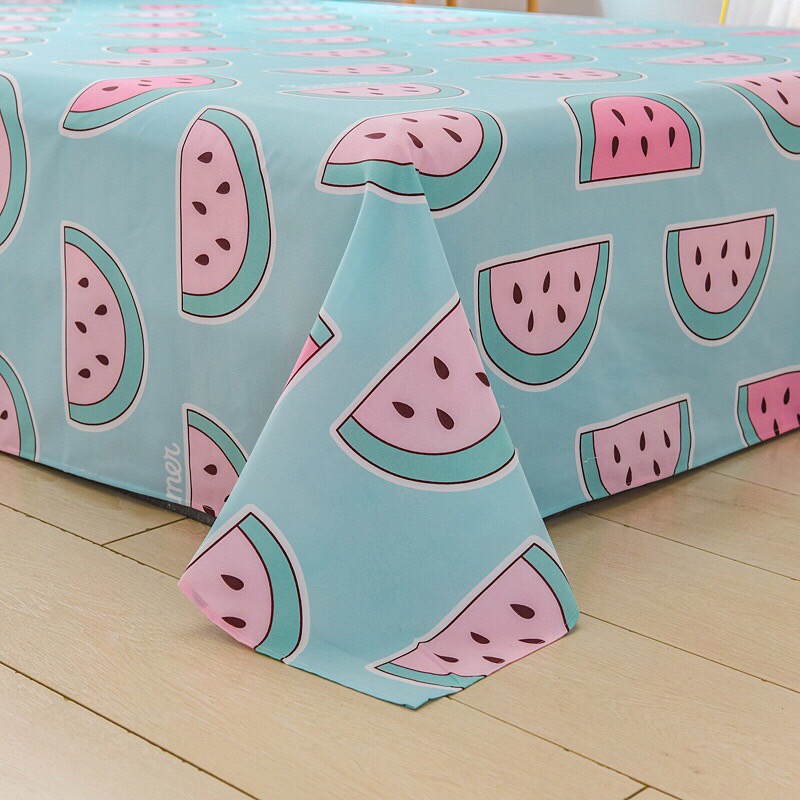 Trọn Bộ 4 Món Cotton Poly Nhập Mẫu DƯA HẤU