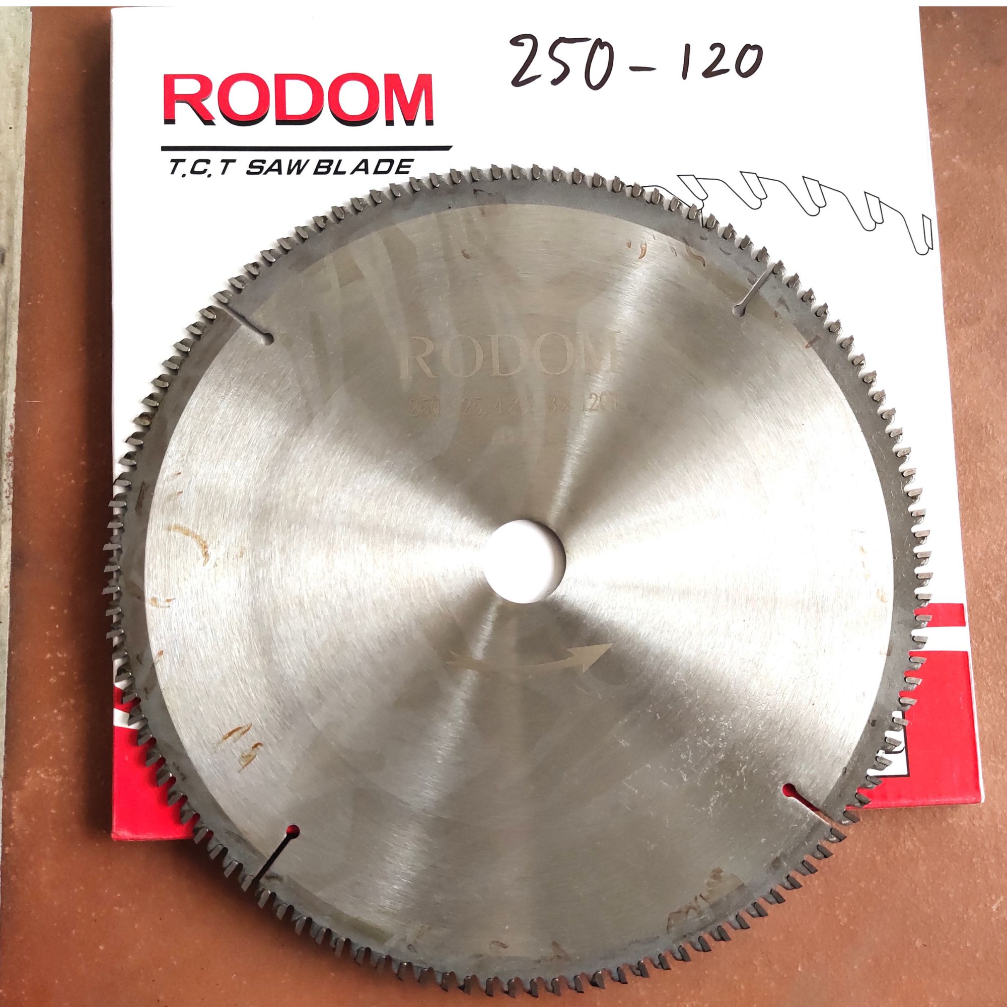 Lưỡi cắt nhôm lưỡi cưa nhôm 250mm 120 răng hiệu rodom - hàng chất lượng cao
