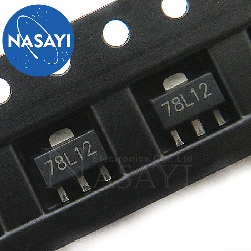 50PCS 78L12 CJ78L12 SOT-89