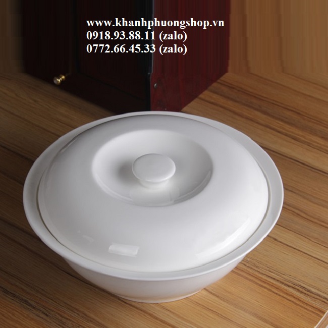 [HCM]thố sứ đựng cơm có nắp - thố sứ đựng cơm