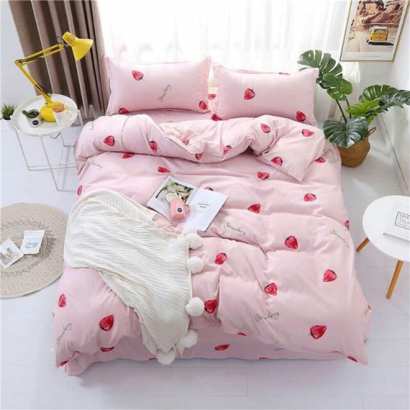 Trọn Bộ Chăn Ga Gối Poly Nhập Cao Cấp..