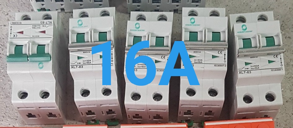 Mcb DC-2P-800v Sunlight (16A,20A,25A,32A,40A,50A,60A)