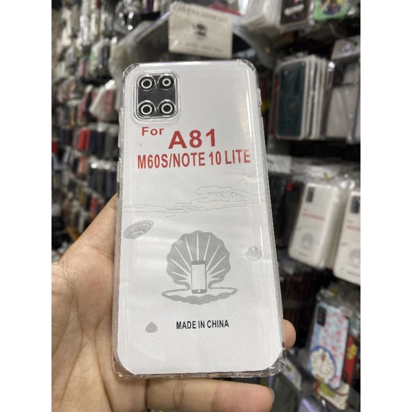 Ốp lưng Samsung Note 10 lite dẻo siêu trong suốt bảo vệ camera