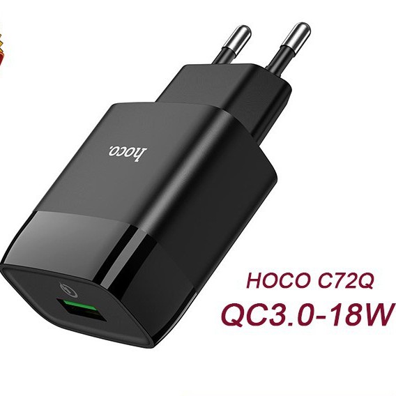 Củ Sạc iphone,Củ Sạc Nhanh iphone C72Q hoco Chính Hãng