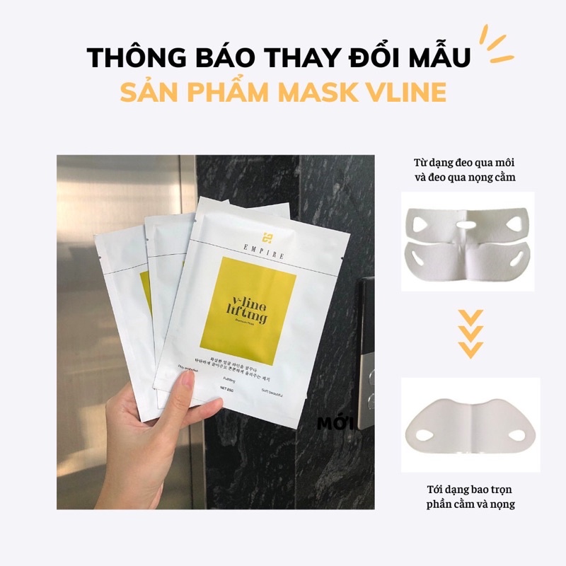 Mặt nạ v-line lifting premium mask nâng cơ giảm mỡ nọng thon gọn cằm