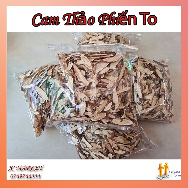 [HCM]Cam Thảo Phiến Loại To -nước sâm  [500gram]