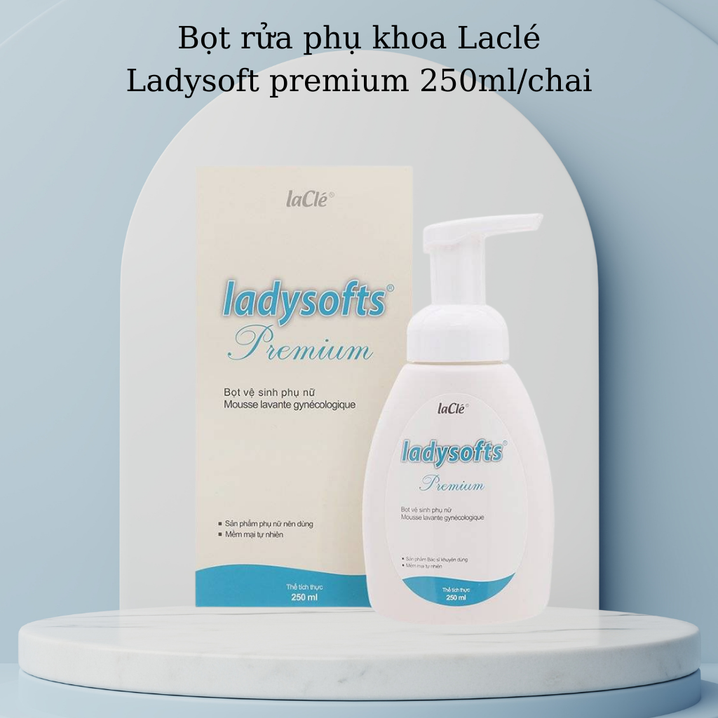 Bọt vệ sinh phụ nữ Ladysoft premium 250ml-Tạo bọt tức thì