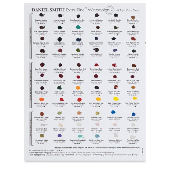 [ Màu nước DANIEL SMITH ] Dot Card 238 / 66 màu