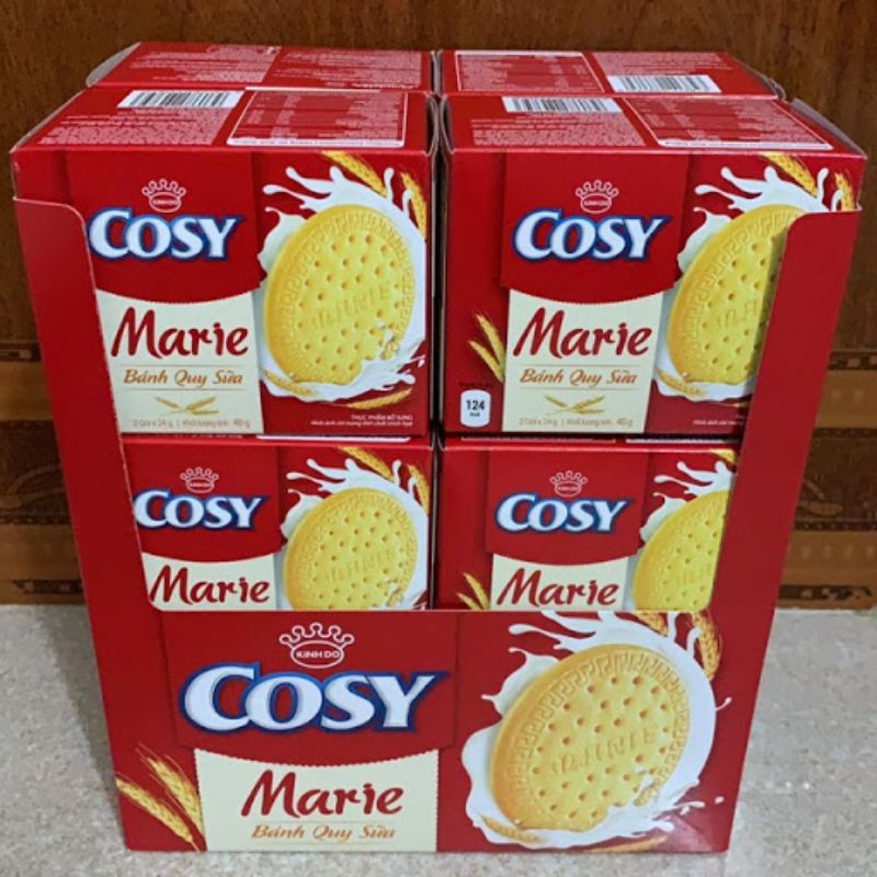 Lốc 12 hộp bánh lễ cosy marie 48g