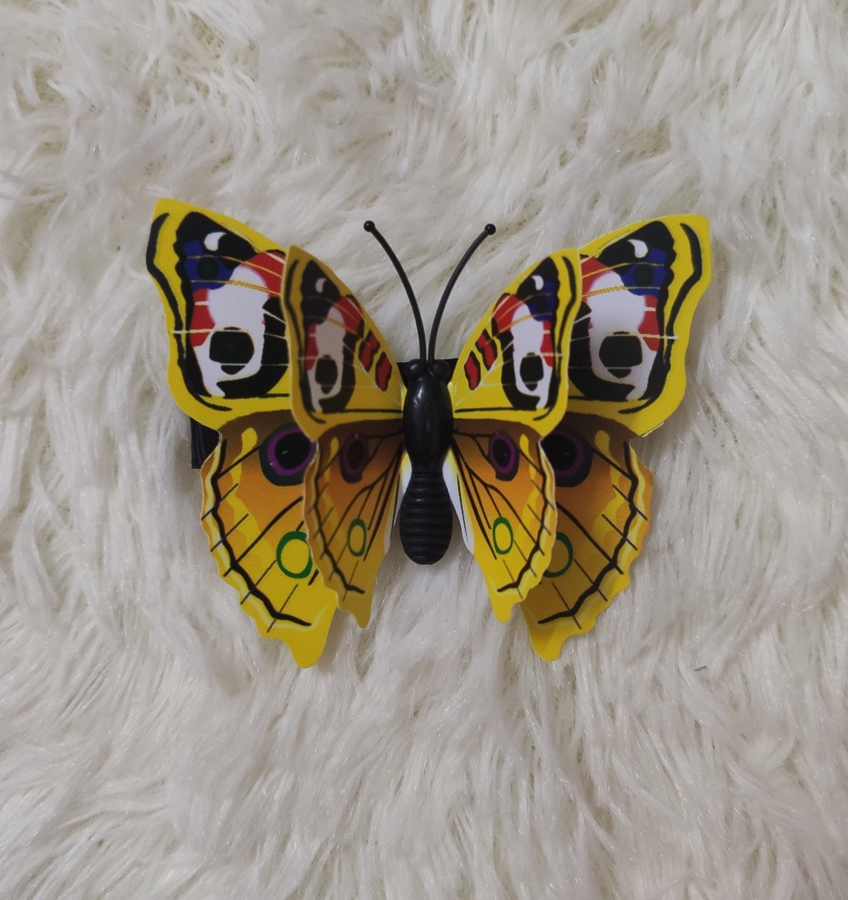 Kẹp handmade bướm nổi 2 lớp 3D