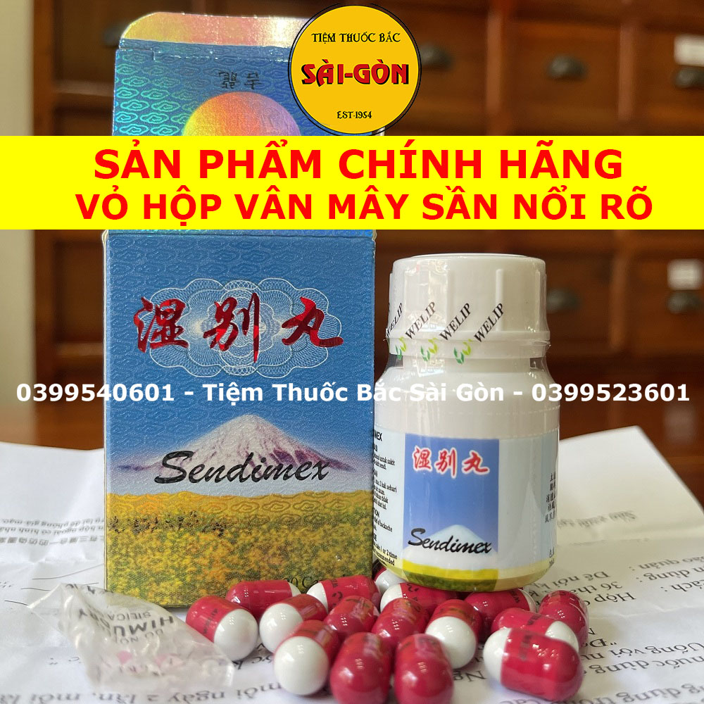 Thấp Biệt Hoàn -  Sendimex Hộp 20 viên (Loại xịn date mới)