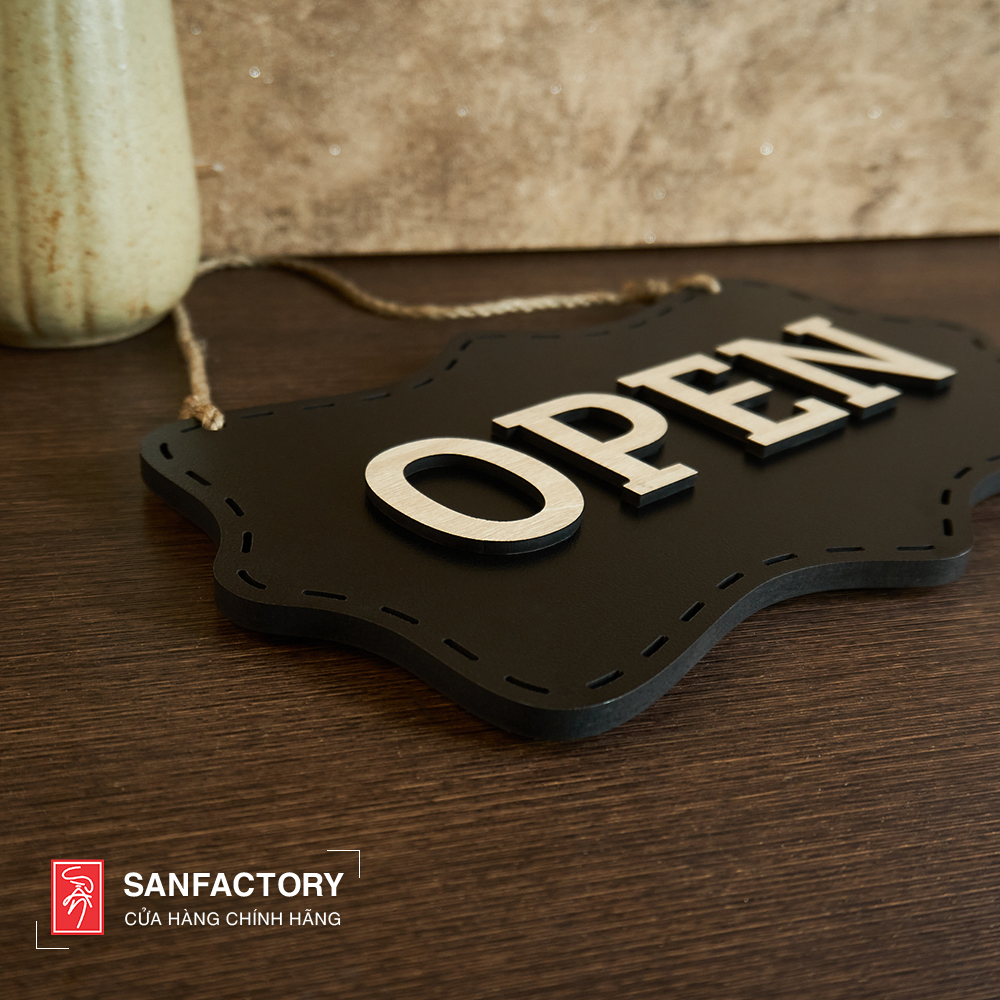 Bảng treo SAN-OC07: bảng Open – Closed 2 mặt