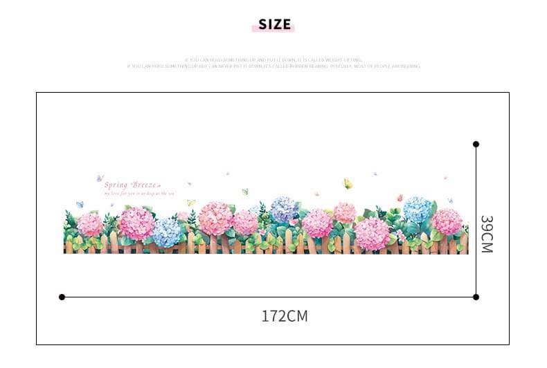 [HCM]DECAL DÁN CHÂN TƯỜNG TÚ CẦU SẮC MÀU