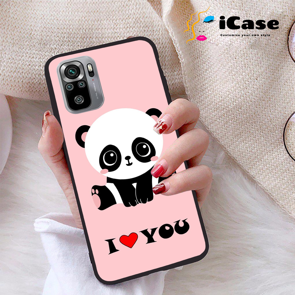 Ốp lưng Xiaomi Redmi Note 10S viền dẻo TPU BST Panda