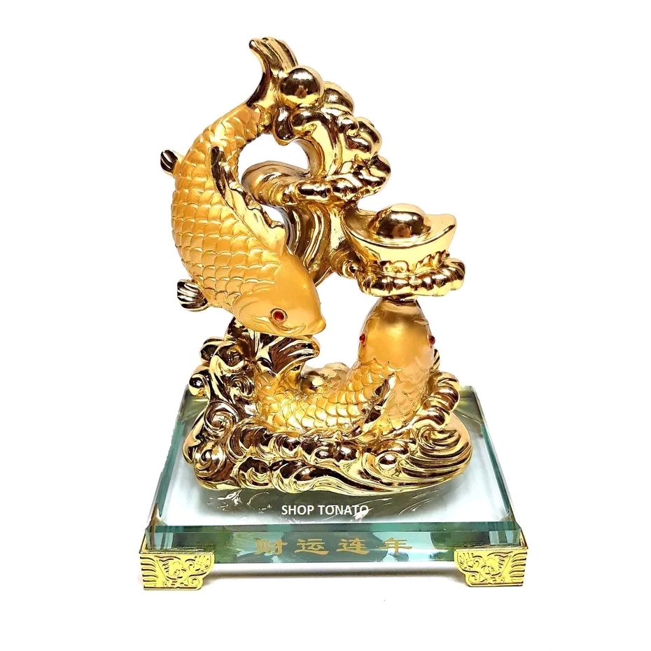 Cá chép vàng vượt vũ môn hóa rồng 2727 phong thủy
