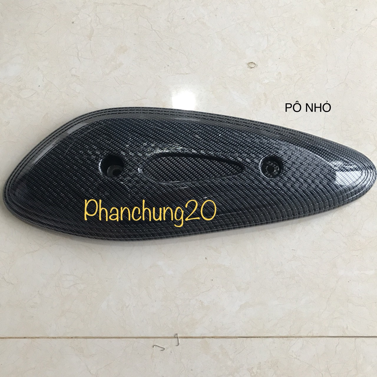 Ốp che pô dùng cho đời xe shmode 2020 2021 2022 2023 2024 cacbon