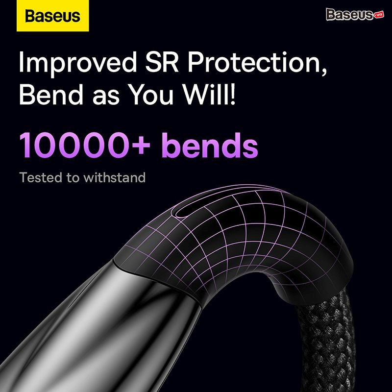 Baseus Glimmer Series Fast Charging Data Cable Type-C to Type-C 100W