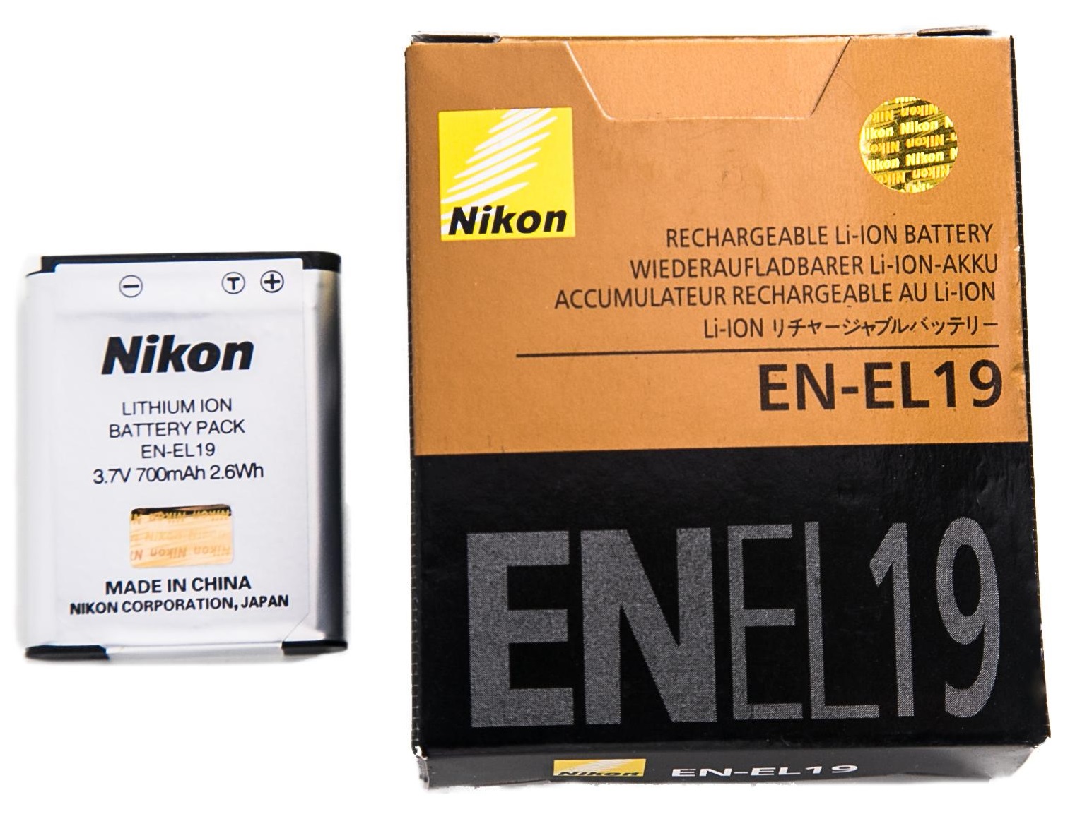 Pin máy ảnh Nikon EN-EL19 - Hàng nhập khẩu