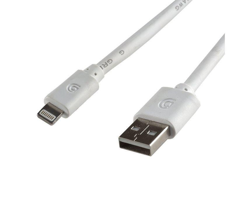 Cáp Sạc Lightning 5, 6, 7 Griffin Dây Dài 3M Cao Cấp