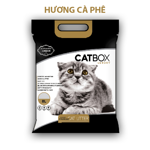 Cát vệ sinh cho mèo Catbox 8l 16l