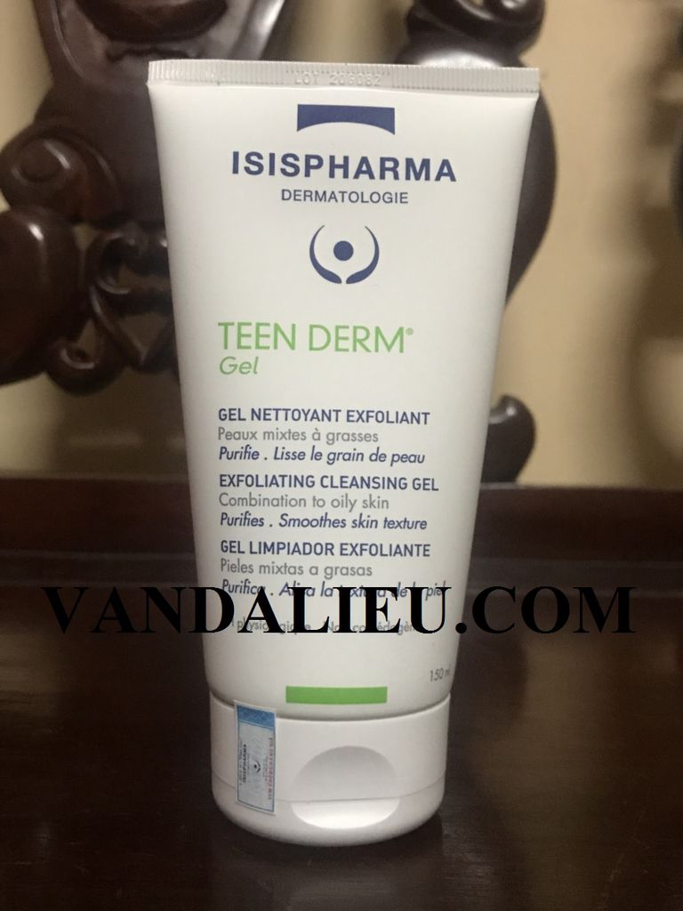 Isis pharma teen derm gel 150ml sữa rửa mặt