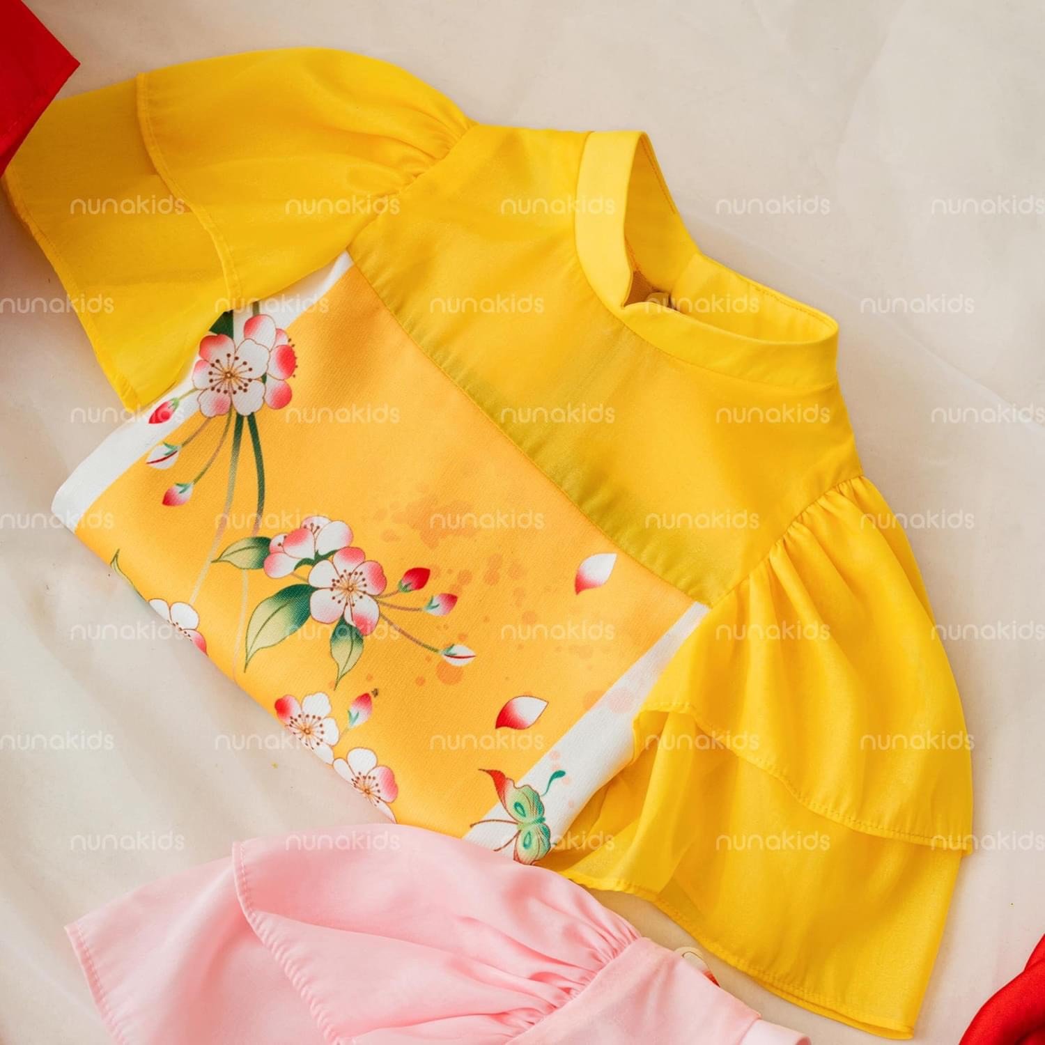 SET AO DÀI CÁCH TÂN BÉ GÁI 3 CHI TIẾT
