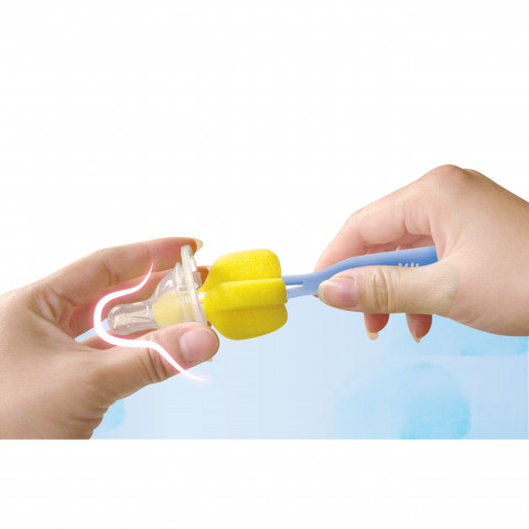 bộ 2 cọ rửa bình sữa KUKU ku5343a