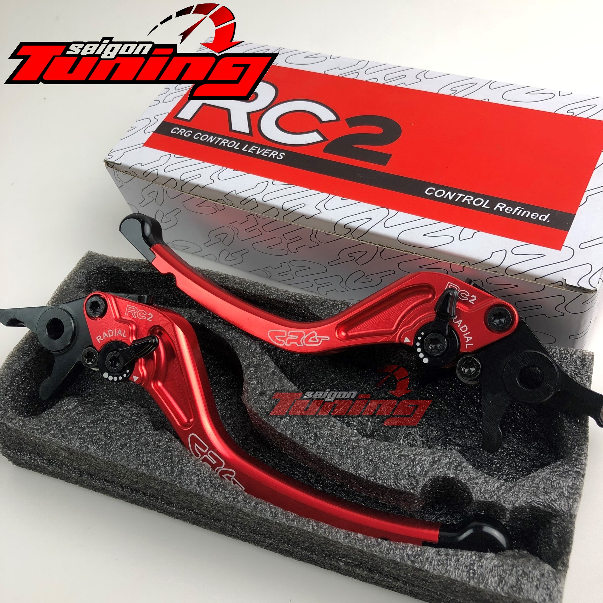 Tay thắng SH 6 số RC2 - Màu đỏ Red