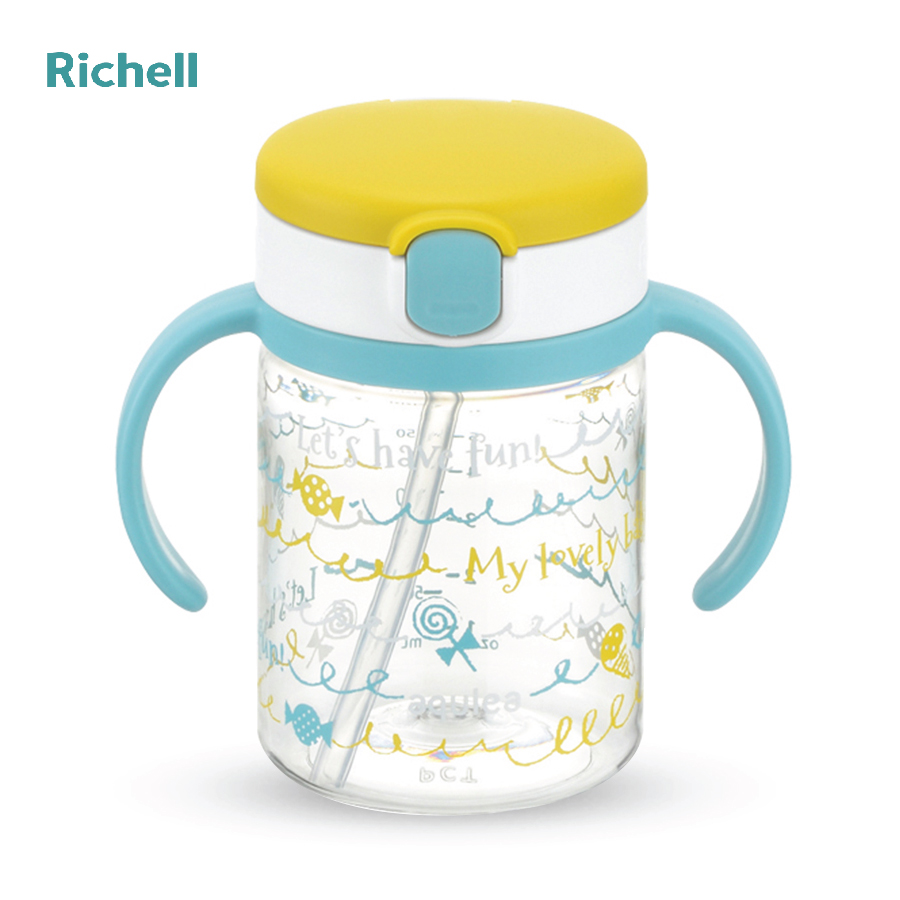 BÌNH ỐNG HÚT AQ RICHELL 200ML VÀNG SWEET