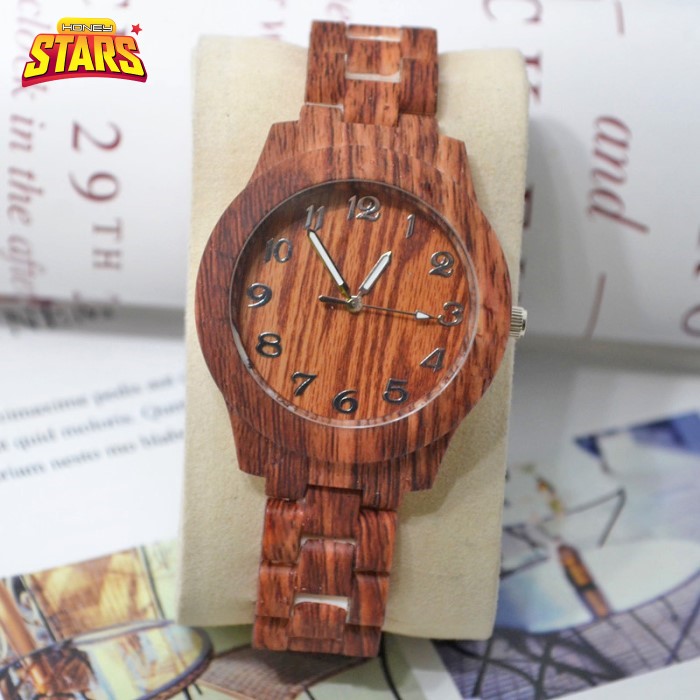 [HCM]Đồng hồ cặp đôi nam nữ tình nhân chính hãng vân gỗ thời trang cao cấp kỹ thuật số đơn giản [Tặng kèm hộp] Honey Start 546235