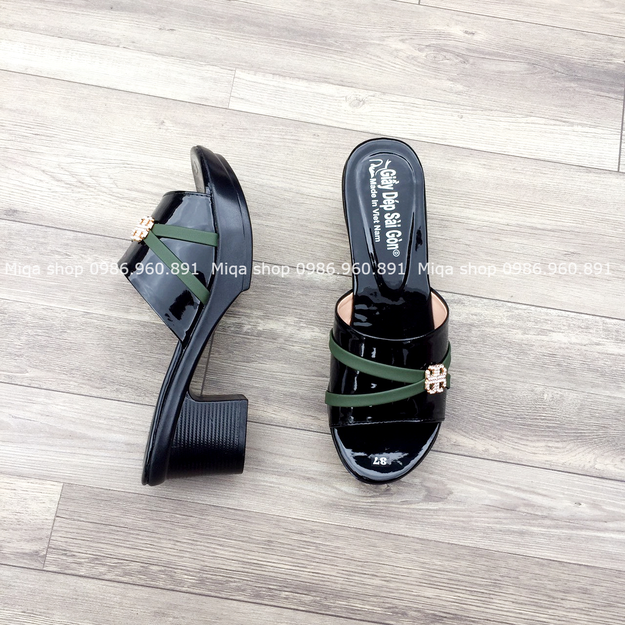 (Size 36-41) Dép 5p quai ngang cho mẹ cho bà