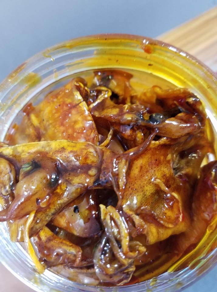 100gr Mực rim sate Nha Trang