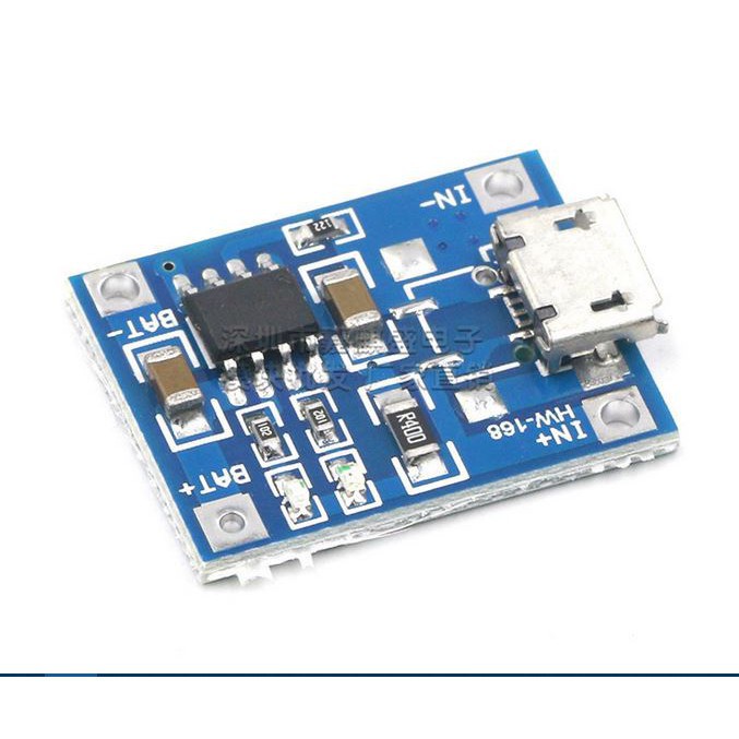 Combo 5 Mạch sạc pin lithium TP4056 Micro USB  Mạch sạc 1S