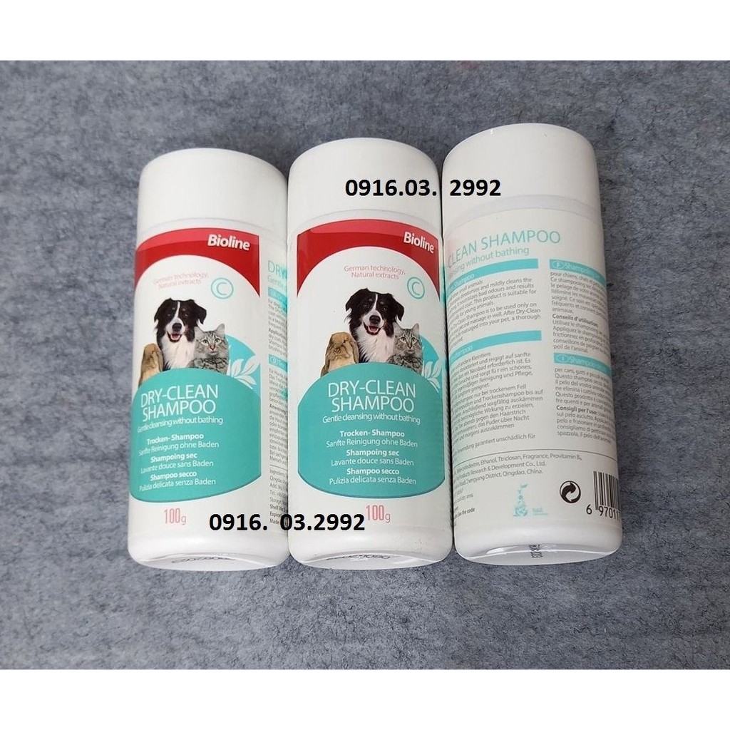Phấn Tấm Khô Cho Chó Mèo Bioline