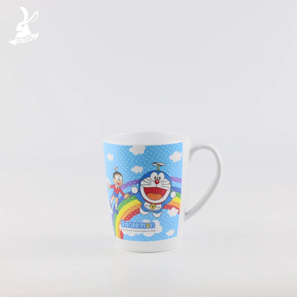 Bộ chén dĩa ăn dặm trẻ em hoa văn Doraemon Rainbow cao cấp thương hiệu Superware